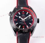 (VS Factory) Swiss Omega Planet Ocean GMT Deep Black Red 8906 Clone Watch